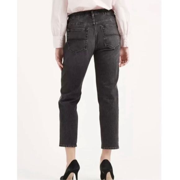 Lucky Brand Black Mid Rise Boyfriend Fit Sienna Authentic Series Jeans - Picture 3 of 12